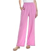 Michael Stars Sonia High Rise Straight Gauze Pant, Small