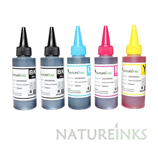 500ml Universal Premium dye Refill Printer Ink Bottles Amazon.co.uk