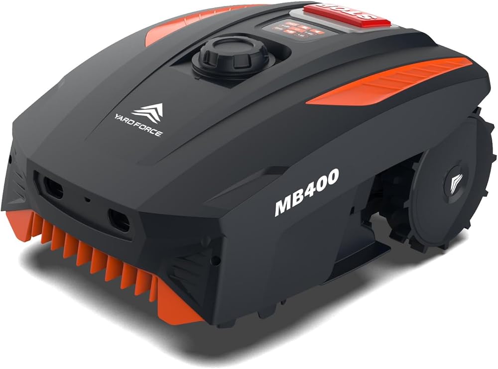 Yard Force MB400 Robotic Lawn Mower 20V Bluetooth App Control 400m²