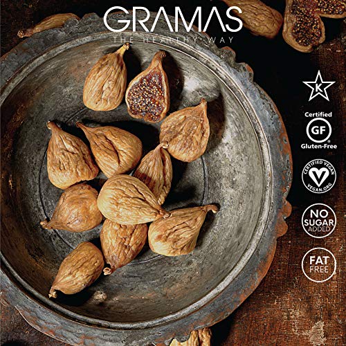 Gramas Gourmet Turkish Figs, Natural SunDried Premium Figs in Tin Gift