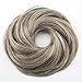 MERRYLIGHT Synthetic Scrunchie Hairpieces Elastic Messy Hair Bun (Grey White-M3/60)