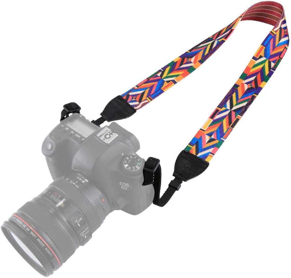 Camera Neck Shoulder Belt Strap,Diadia Multi-Color Universal Camcorder Soft Camera Strap Neck Belt for DSLR Women /Men for DSLR / SLR / Nikon / Canon / Sony / Olympus / Samsung / Pentax and More (C)