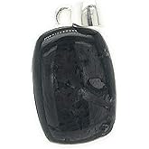Natural Hypersthene 925 Solid Sterling Silver Pendant 30mm