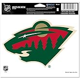 Wincraft NHL Minnesota Wild Ultra Color Decal, 5"x6", Team Color