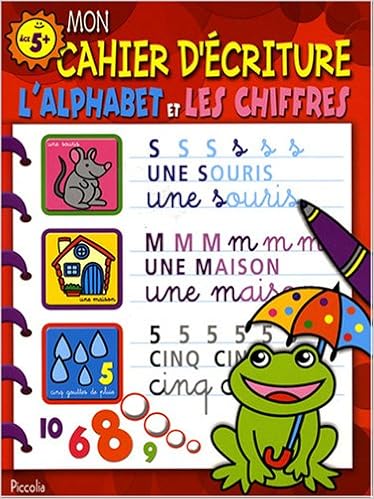 Mon Cahier Décriture La Grenouille Rouge Lalphabet Et - 