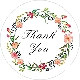 60 Thank You Labels, 2 Inch Thank You Stickers, Envelope Seals for Small Business