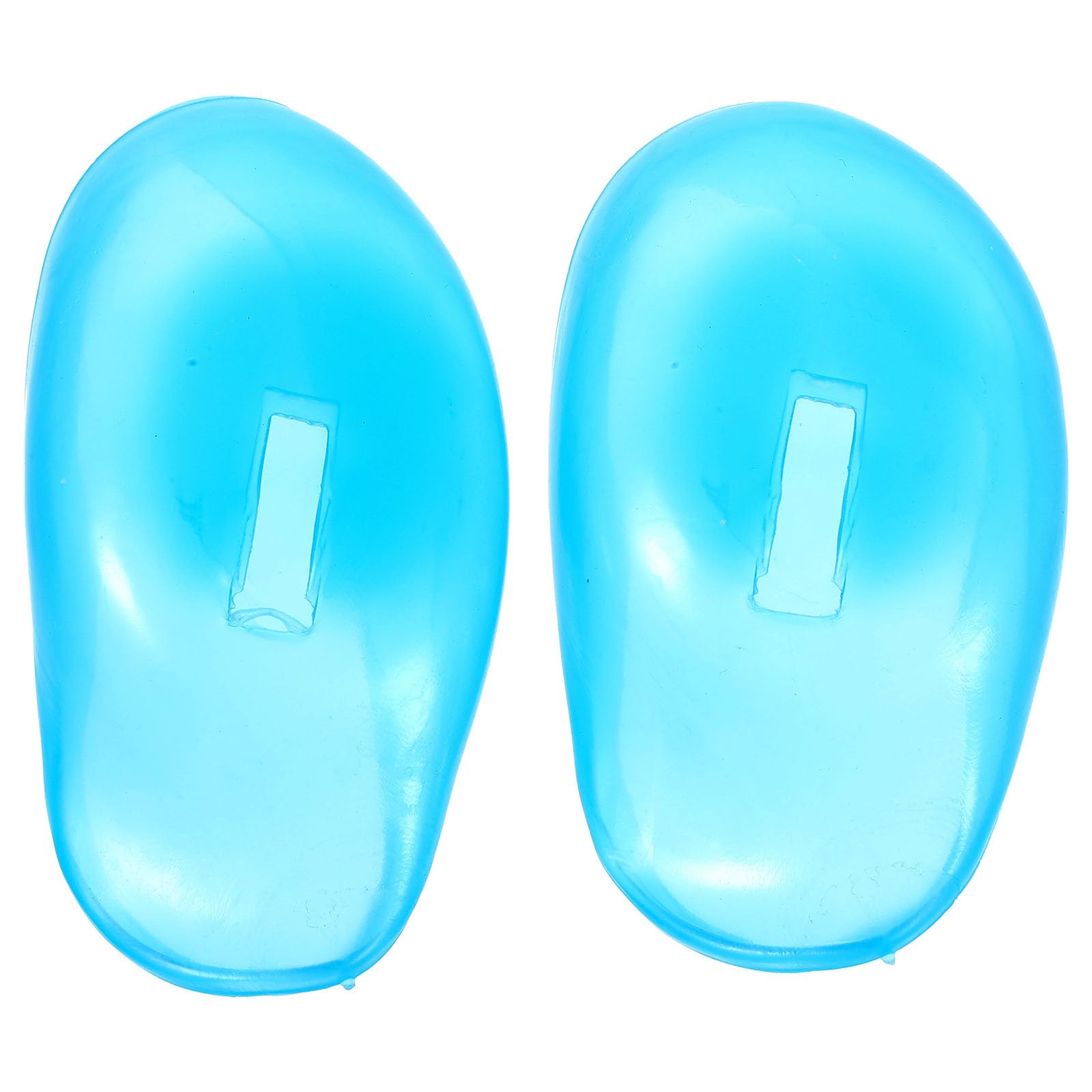 ULTECHNOVO 1 Pair Ear Protection Tool Silicone Ear Shield Ear Protector Cover for Hair Salon Dye Hair (Sky Blue)