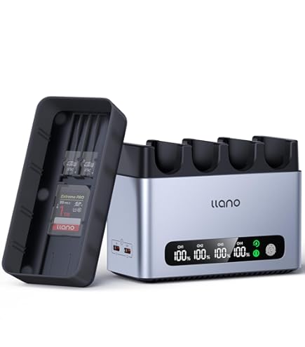 Amazon.com : llano EN-EL15C Battery and 30W Triple-Slot Charger