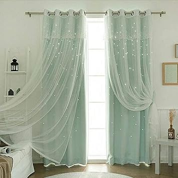 Amazon Com Lace Princess Wind Curtains Floor To Ceiling Windows