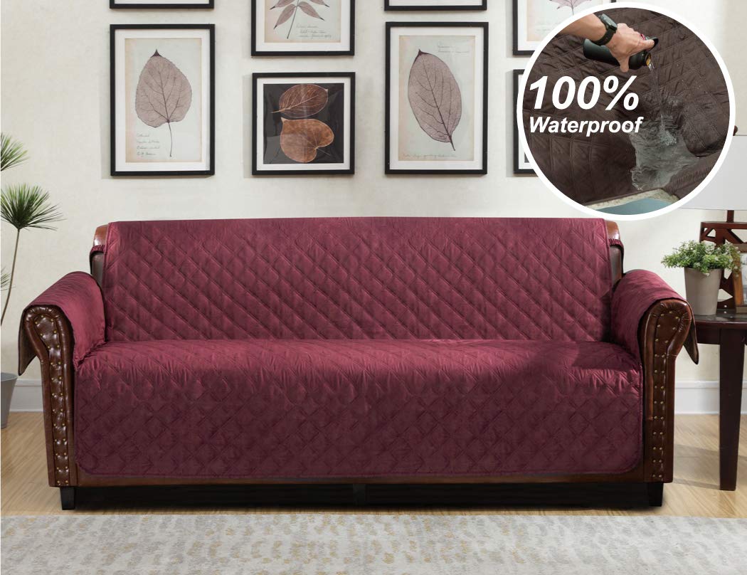 Best Waterproof Sofa Cover For Pets With Elastic Straps