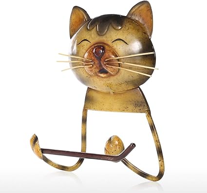 Amazon Tooarts ヴィンテージトイレットペーパータオルホルダー かわいい猫 鋳鉄 トイレットペーパーホルダー スタンド タオルホルダー バスルーム用 Tooarts キッチンペーパーホルダー 通販