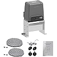 GATEXPERT Sliding Automatic Gate Operator Kit with 2 Remote Controls and Infrared Sensor for Slide Gates up to 3300pounds and 40ft Long Chain Driven Gate Motor