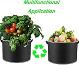 LLWQuanZSS Hylong 78L Potato Tomato Grow Bags 3-Pack - Soft-Sided Planters view 6