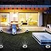 4pcs Solar Lights Outdoor - Solar Ground Lights for Pathway Garden Steps - Auto on When Darkness and Off When Daytime 2 Light Settings Waterproof Work for 20hours - Lit up on Cloudy Day (White)