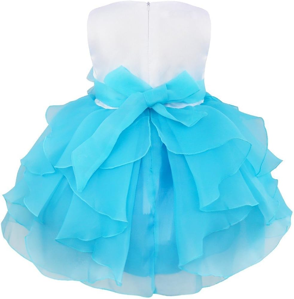 3 Ans Freebily Petite Bebe Fille Fleur Robe De Bapteme Ceremonie Mariage Soiree Tenue Organza Tutu Robe Fille Princesse A Volants 3 Mois Vetements Bebe Fille 0 24m Bhattbros Com