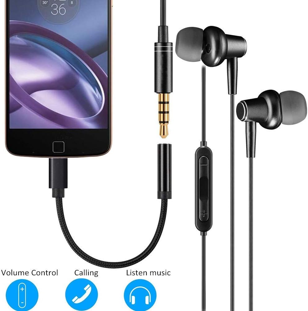 ZHIHUM Pixel 2 Headphone Adapter USBC to Headphone Jack Adapter 3.5mm Audio HiRes/DAC