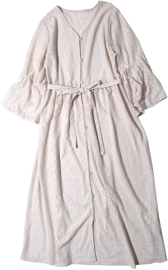 Amazon ロングカーディガン レディース レース 薄手 春 夏 カーディガン ロング レースカーディガン 七分袖 ゆったり 白 黒 ロング丈 オフィス レース編み ビジネス カーディガン ボレロ 通販