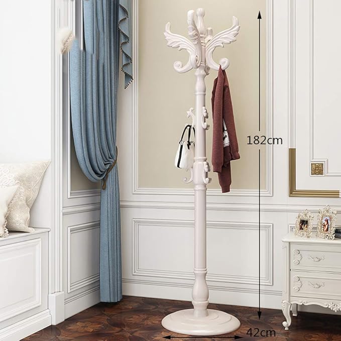 Solid wood coat stand coat rack,Modern simplicity Floor hanger Heavy Duty Rotating free standing