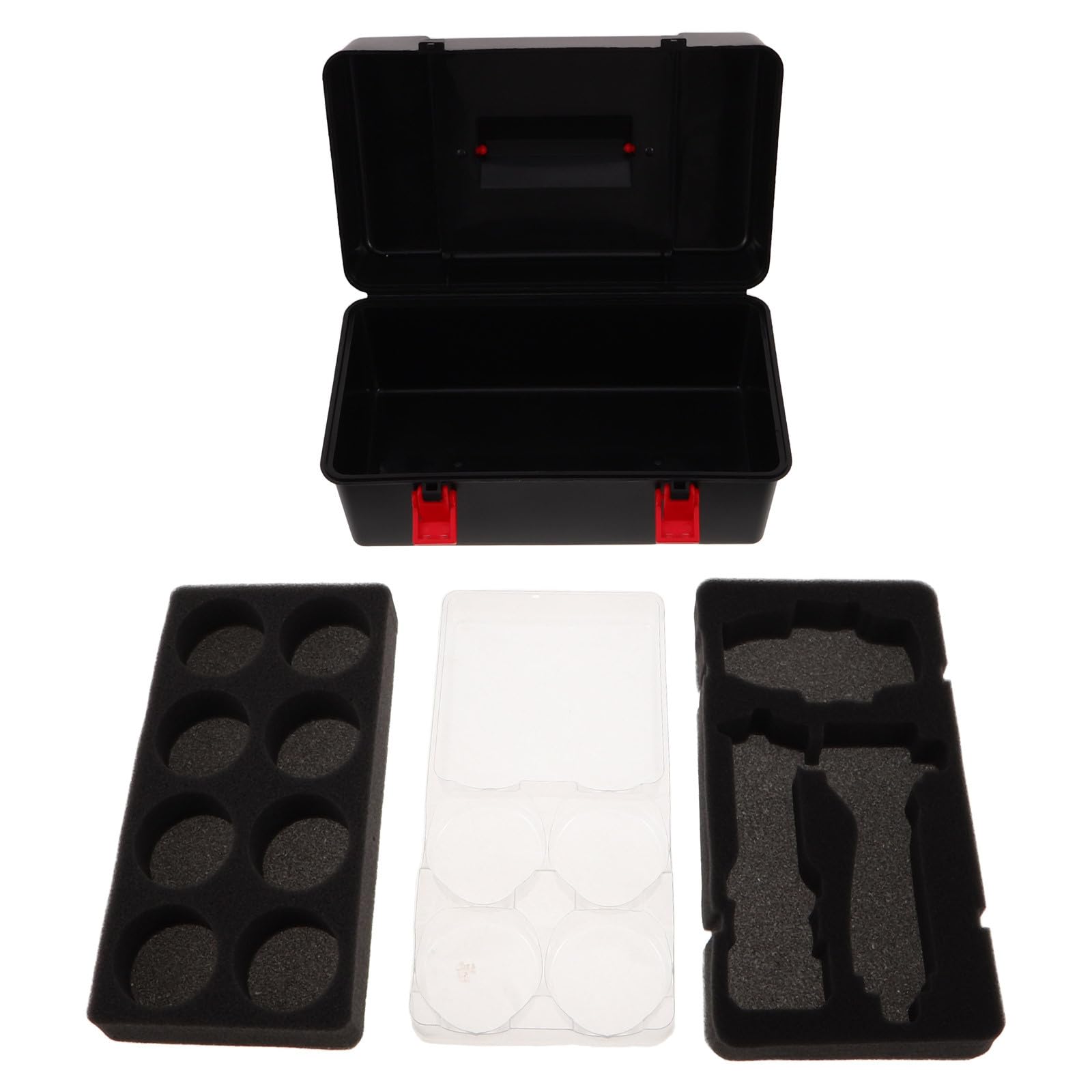 Toddmomy Portable Gyro Organizer Storage Box with Handle and Lock for Battle Top Accessories - Toy Case for Kids and Parties