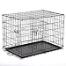 48“ Pet Kennel Cat Dog Folding Steel Crate Playpen Wire Metal Cage W/Divider