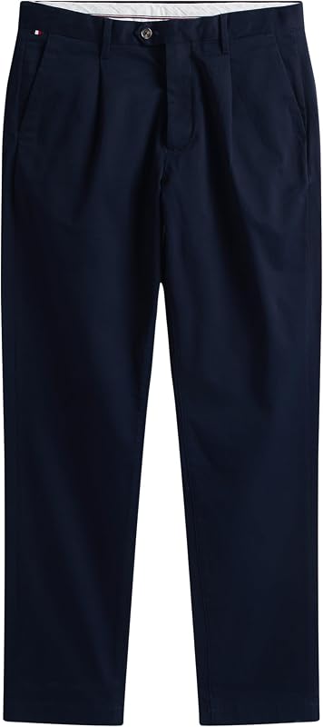 Chino Homme Harlem Satin Relaxed Fit, Bleu (Desert Sky), 34W/31L — photo 5 sur 7