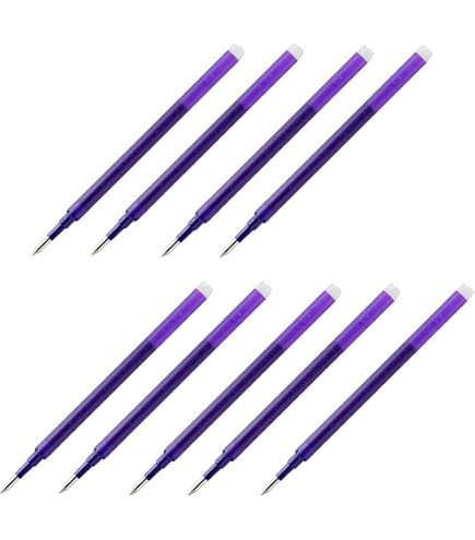 Pilot FriXion Clicker Erasable Gel Pens in Pink, Purple, & Turquoise - Fine Point - Pack of 3