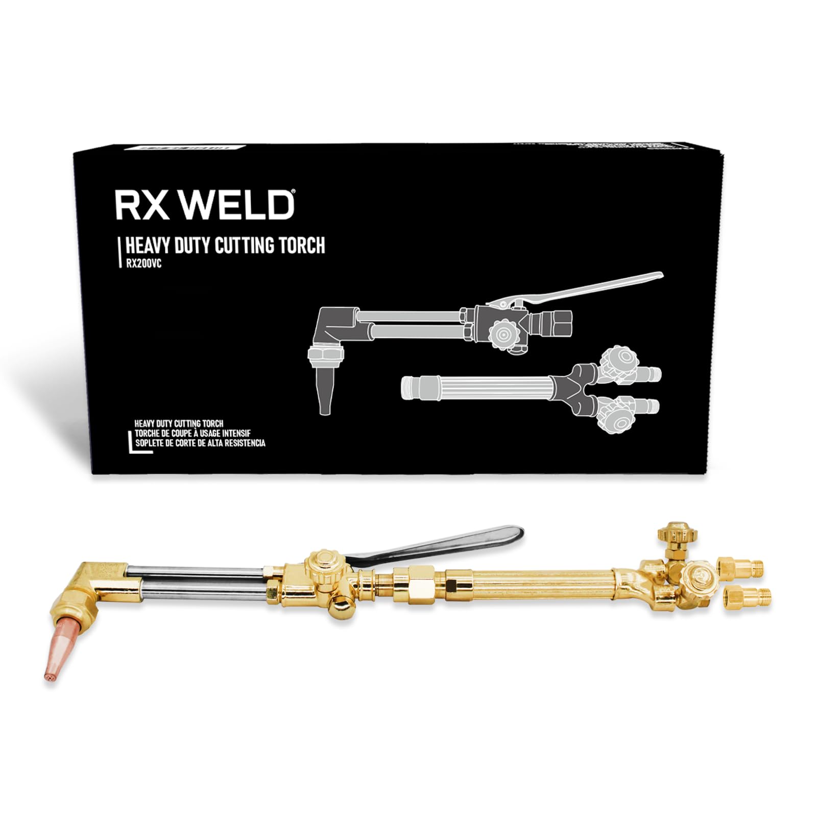 RX WELD V-Style Heavy Duty Oxy-Acetylene Torch Kit