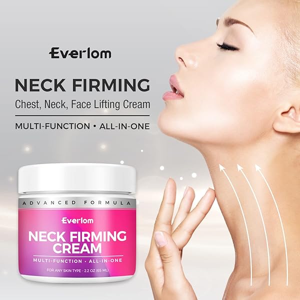 NECK CREAM FOR FIRMING TIGHTENING LIFTING: 65ML ANTI AGING TREATMENT FOR WRINKLES SAGGING SKIN – SUITABLE FOR NECK FACE JAW CHIN THROAT CHEST – FOR WOMEN MEN ADULTS SENIORS DAY NIGHT USE AT HOME WORK