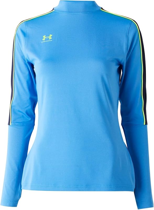 UA W Challenger Couche intermédiaire Bleu Atlantis/Jaune Haute visibilité - XL