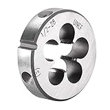 uxcell 1/2-28 UNEF Round Die, Machine Thread Right
