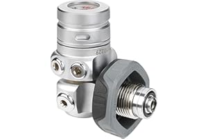 Mares 62X TBP Scuba Diving First Stage Regulator with Twin Balanced Piston, DFC High-Flow Ports, AST Auto-Sealing System & Co