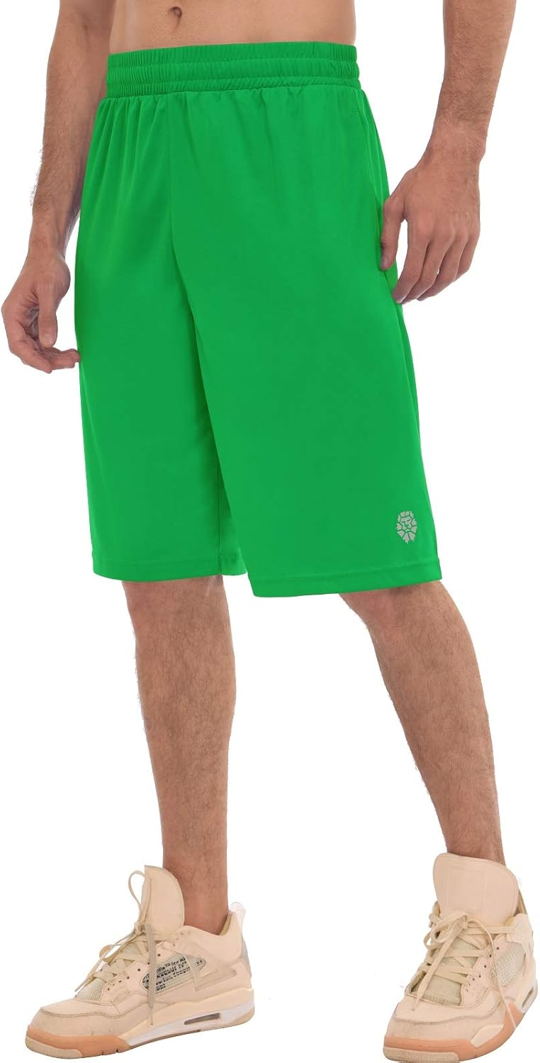 PIQIDIG Mens Shorts Casual Workout Athletic Basketball Running Golf Shorts Gym Shorts with Pockets: Clothing