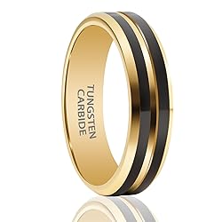 SX.man&sog 6mm Tungsten rings for Men or Women,Two