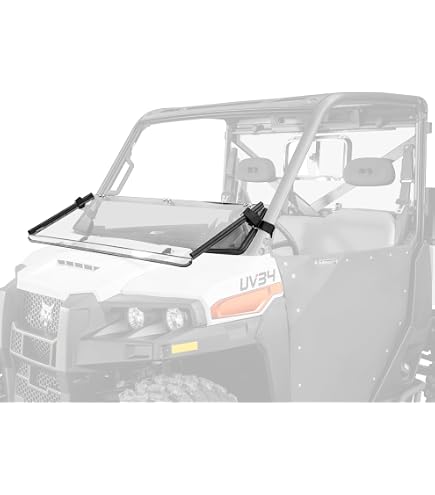 Amazon.com: SuperATV Bobcat UV34 Scratch-Resistant Flip Down