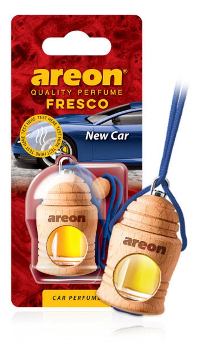 AREON Fresco Car Air Freshener New Car Smell Scent 4 Milliliters