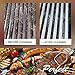 Renook Safe Grill Brush Bristle-Free Stainless- Steel Handle with Effective Scraper. Stainless -Steel Grill Cleaner for Weber Gas/Charcoal Porcelain/Ceramic/Steel etc-18 Inches.