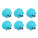 SANWA 6 pcs OBSF-30 Original Push Button 30mm - for