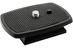 AIYULE 42mm (1-5/8") Quick Release Plate, Universal Tripod Mount Adapter with Non-Slip Grip for 42x42mm Square Socket Tripod 
