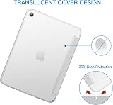 JETech iPad Case A16 11th/10th Gen 11in 2022 2025 Slim Smart Cover Translucent view 3