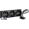 Arctic Liquid Freezer II 420 - Multi Compatible CPU AIO Water Cooler, Compatible with Intel & AMD, Efficient PWM Controlled Pump, Fan Speed: 200-1700 RPM (Controlled via PWM) - Black