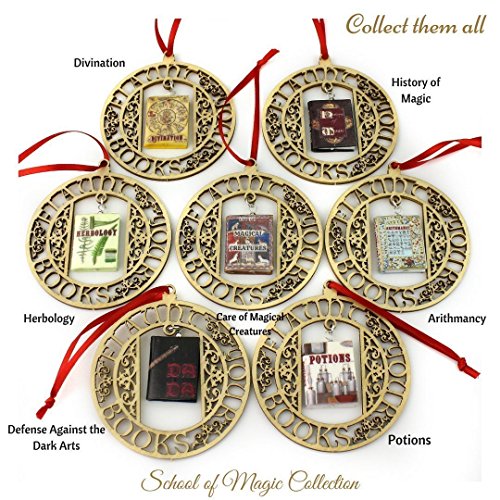 HISTORY OF MAGIC School of Magic Mini Book FRAMED Home Décor Ornament by Book Beads - Thumbnail 5