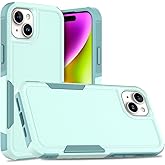 WOGROO Case for iPhone 15 Plus 6.7 inch, Shockproof, Strong and Durable Phone Protective Case, Light Blue