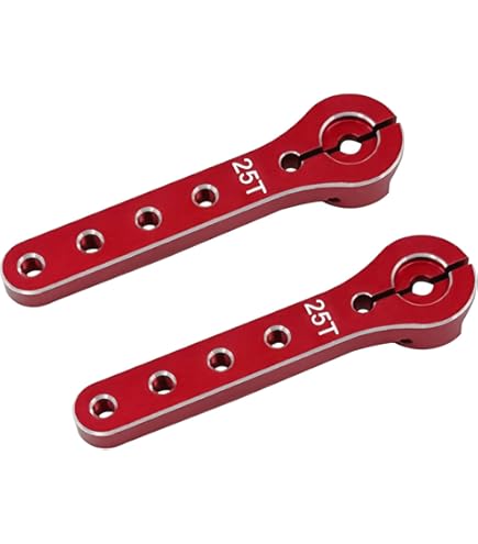 Braccio Corno Per Servo Hitec 1,5" In Alluminio Resistente 24T