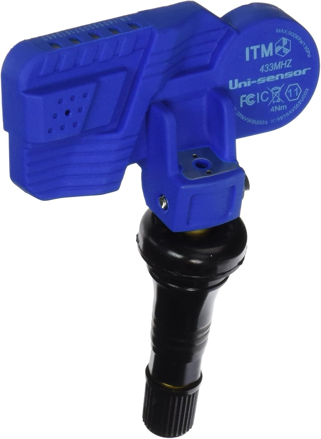 ITM (08003HPR) UniSensor Blue 433 MHz TPMS Sensor with Rubber Valve