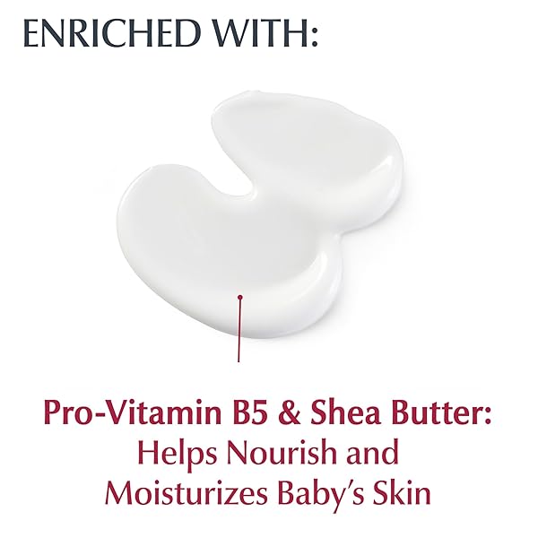 EUCERIN BABY BODY LOTION, HYPOALLERGENIC AND FRAGRANCE FREE BABY LOTION WITH PRO-VITAMIN B5 AND SHEA BUTTER, 13.5 FL OZ BOTTLE