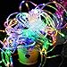 VMANOO Rope Lights 120 LED Battery Operated String Fairy Christmas Lighting Decor Timer for Outdoor, Indoor, Garden, Patio, Lawn, Holiday, Bedroom Wedding Xmas Decorations (Multi Color)