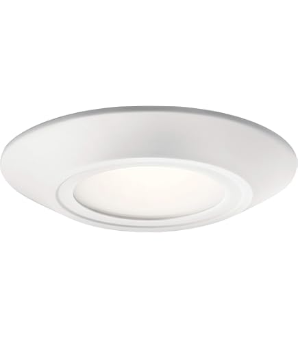 Kichler Gen 1 LED Downlight in White, 6” Ceiling Flush Mount
