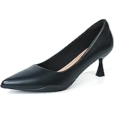 benassal Women Comfortable Pumps Dress Shoes Mid Heel Work Heels