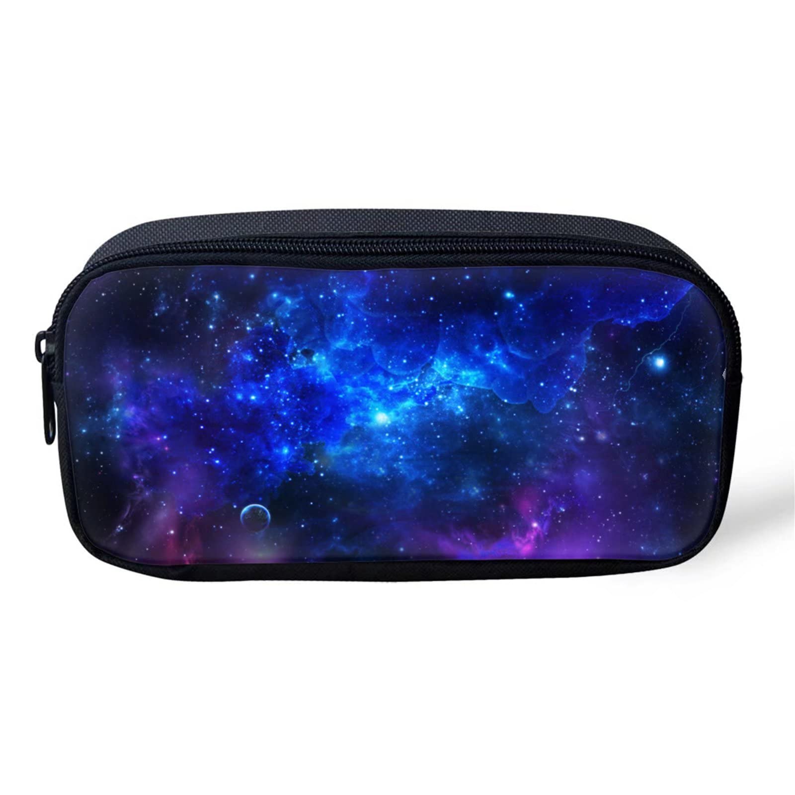 HELLHERO Galaxy Pencil Case Pouch Pen Bag for Kids Boys Girls Stationery Pouch Marker Organzier Protable Cosmetic Bags Coin Purse