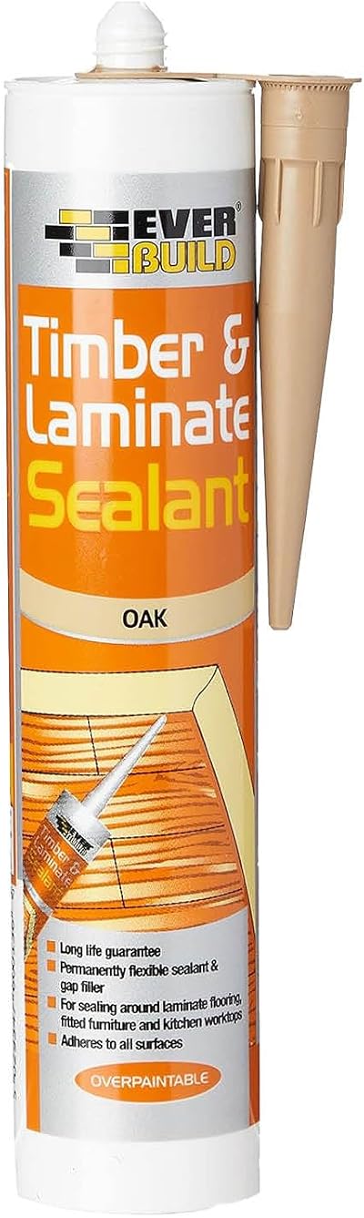 Sika Everbuild Timber and Laminate Sealant Oak 290ml Permanently Flexible
